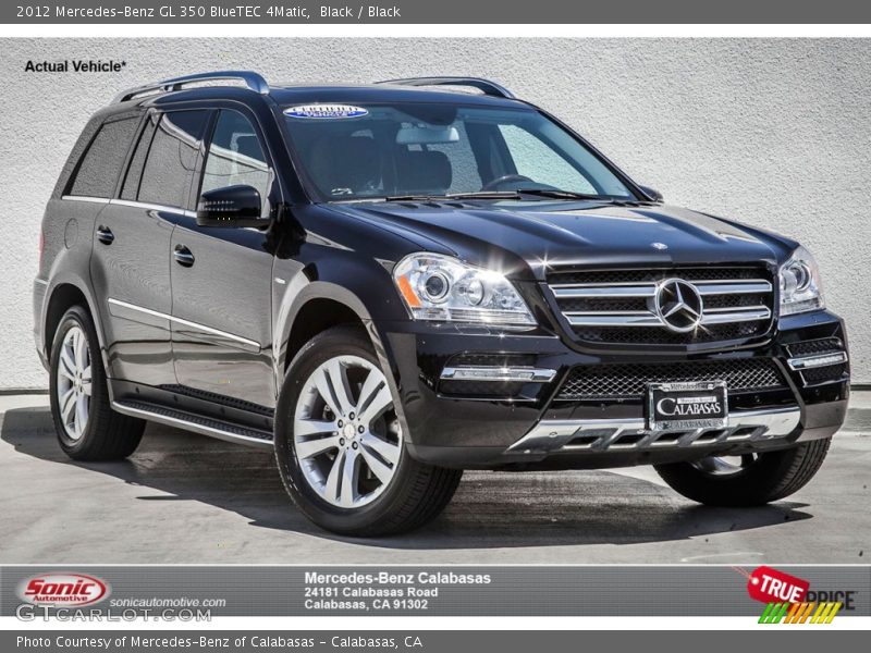Black / Black 2012 Mercedes-Benz GL 350 BlueTEC 4Matic