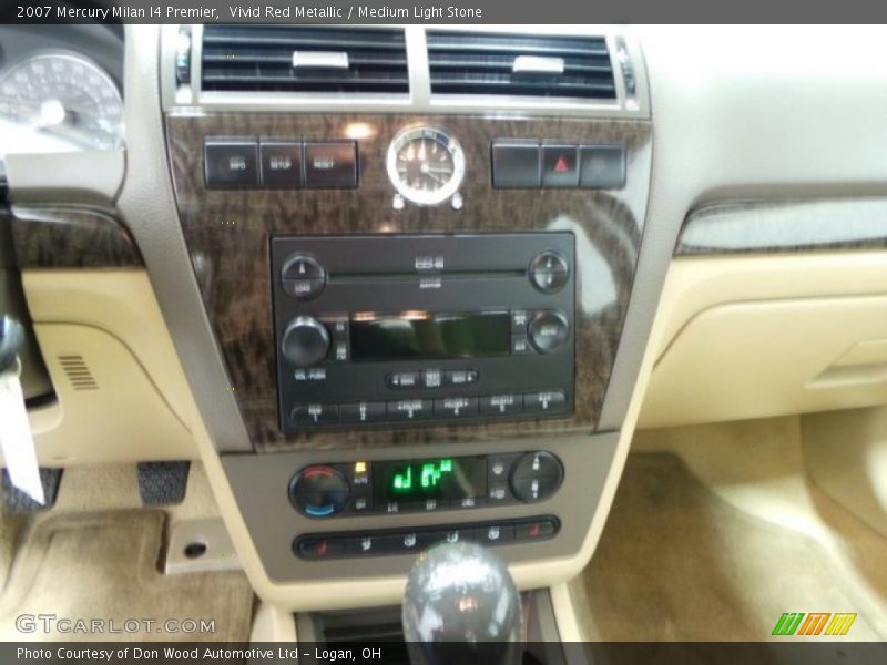 Vivid Red Metallic / Medium Light Stone 2007 Mercury Milan I4 Premier