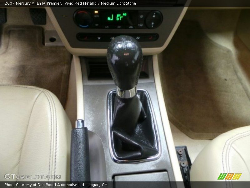 Vivid Red Metallic / Medium Light Stone 2007 Mercury Milan I4 Premier