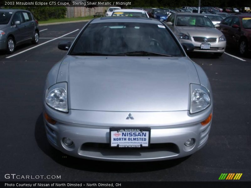 Sterling Silver Metallic / Midnight 2003 Mitsubishi Eclipse GTS Coupe
