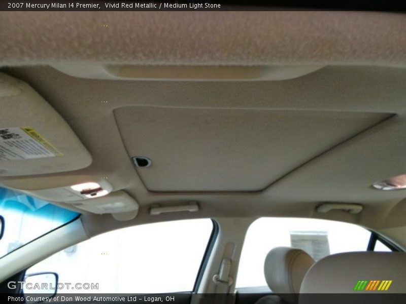 Vivid Red Metallic / Medium Light Stone 2007 Mercury Milan I4 Premier