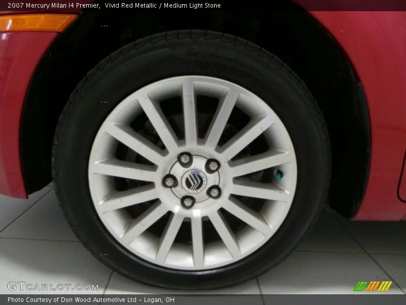 Vivid Red Metallic / Medium Light Stone 2007 Mercury Milan I4 Premier