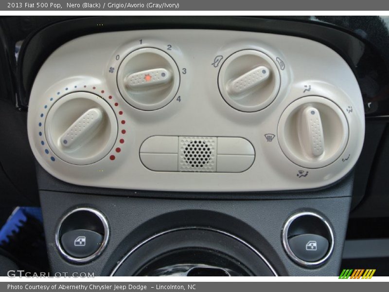 Nero (Black) / Grigio/Avorio (Gray/Ivory) 2013 Fiat 500 Pop