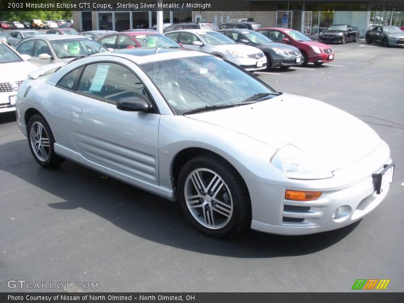 Sterling Silver Metallic / Midnight 2003 Mitsubishi Eclipse GTS Coupe
