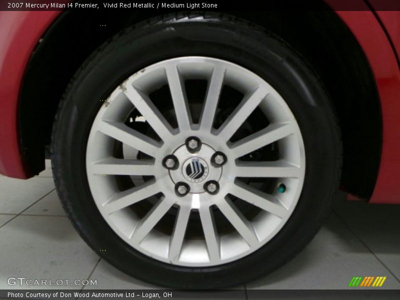 Vivid Red Metallic / Medium Light Stone 2007 Mercury Milan I4 Premier