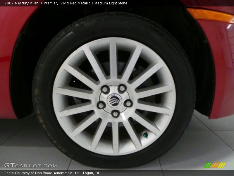 Vivid Red Metallic / Medium Light Stone 2007 Mercury Milan I4 Premier