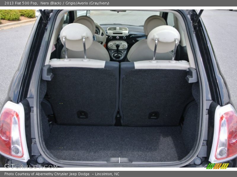 Nero (Black) / Grigio/Avorio (Gray/Ivory) 2013 Fiat 500 Pop