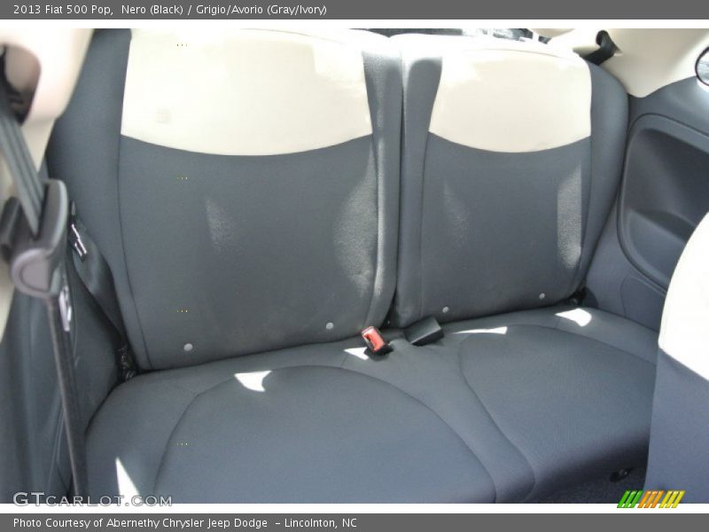 Nero (Black) / Grigio/Avorio (Gray/Ivory) 2013 Fiat 500 Pop