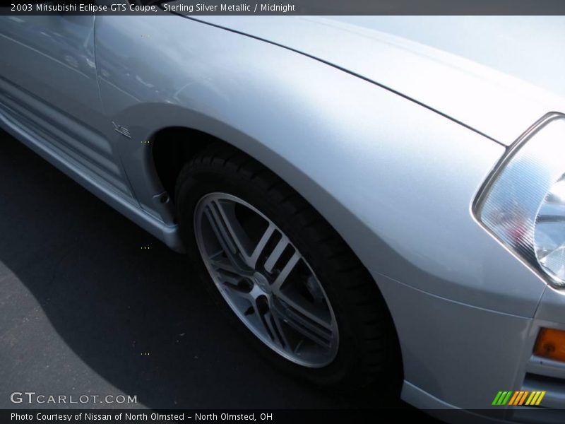 Sterling Silver Metallic / Midnight 2003 Mitsubishi Eclipse GTS Coupe