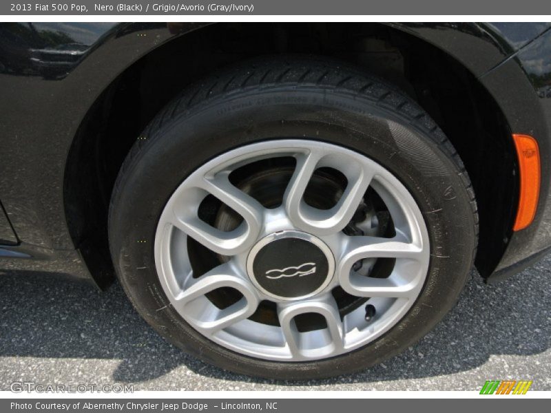 Nero (Black) / Grigio/Avorio (Gray/Ivory) 2013 Fiat 500 Pop