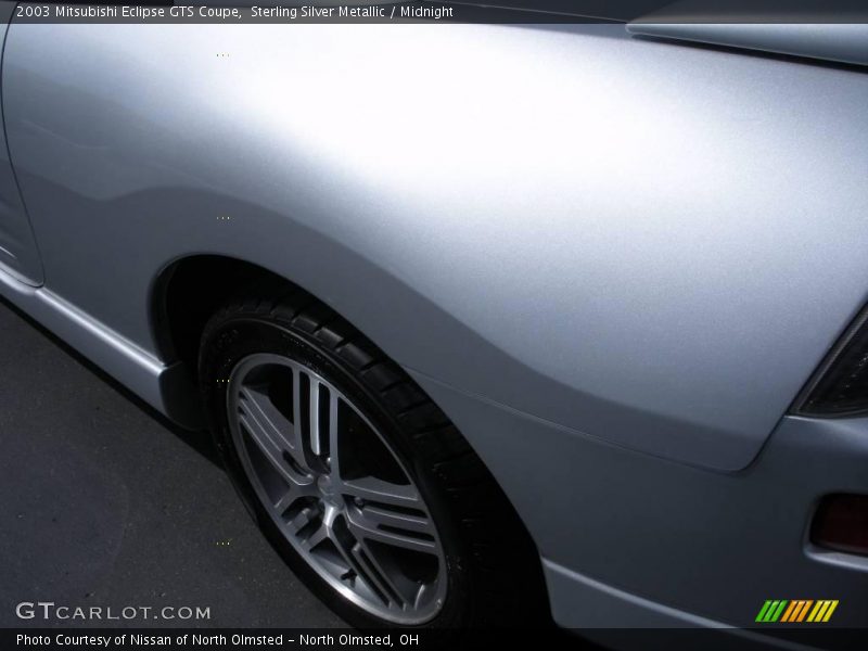 Sterling Silver Metallic / Midnight 2003 Mitsubishi Eclipse GTS Coupe