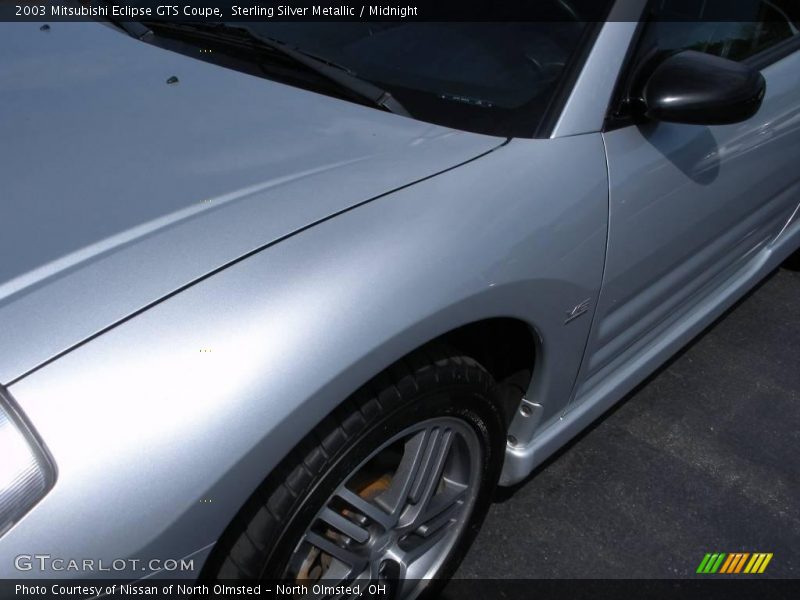Sterling Silver Metallic / Midnight 2003 Mitsubishi Eclipse GTS Coupe