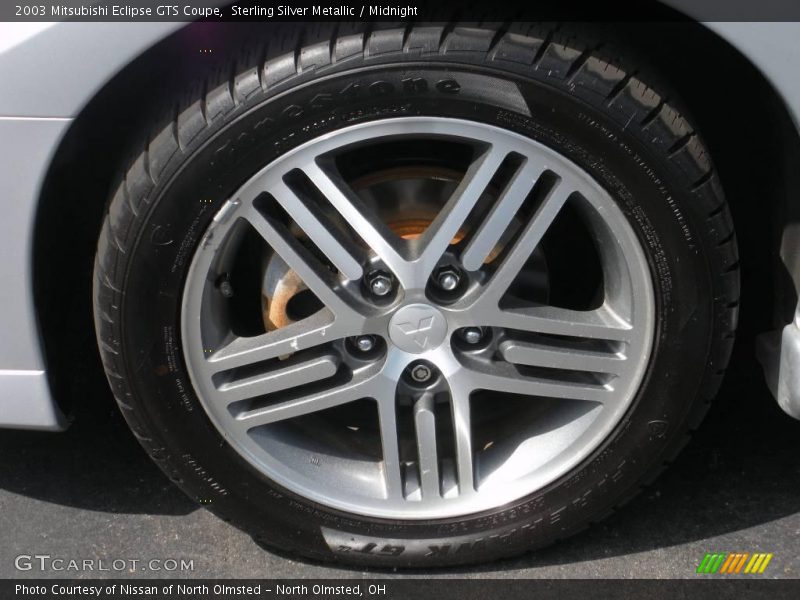 Sterling Silver Metallic / Midnight 2003 Mitsubishi Eclipse GTS Coupe