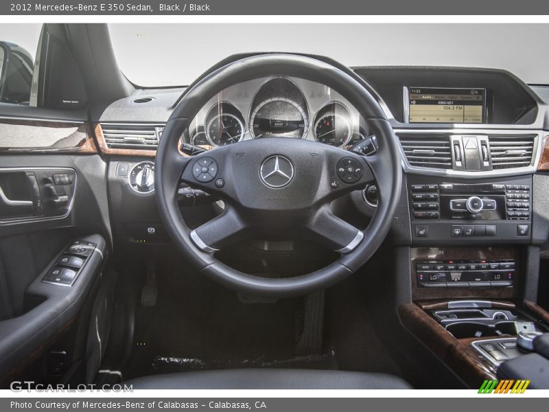 Black / Black 2012 Mercedes-Benz E 350 Sedan