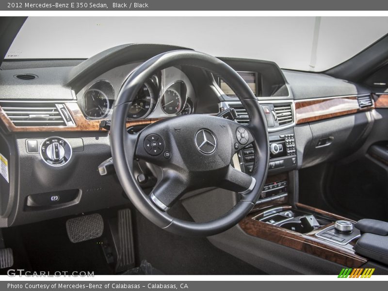Black / Black 2012 Mercedes-Benz E 350 Sedan