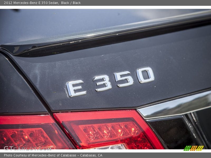 Black / Black 2012 Mercedes-Benz E 350 Sedan