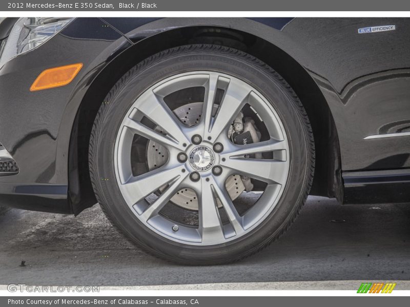 Black / Black 2012 Mercedes-Benz E 350 Sedan
