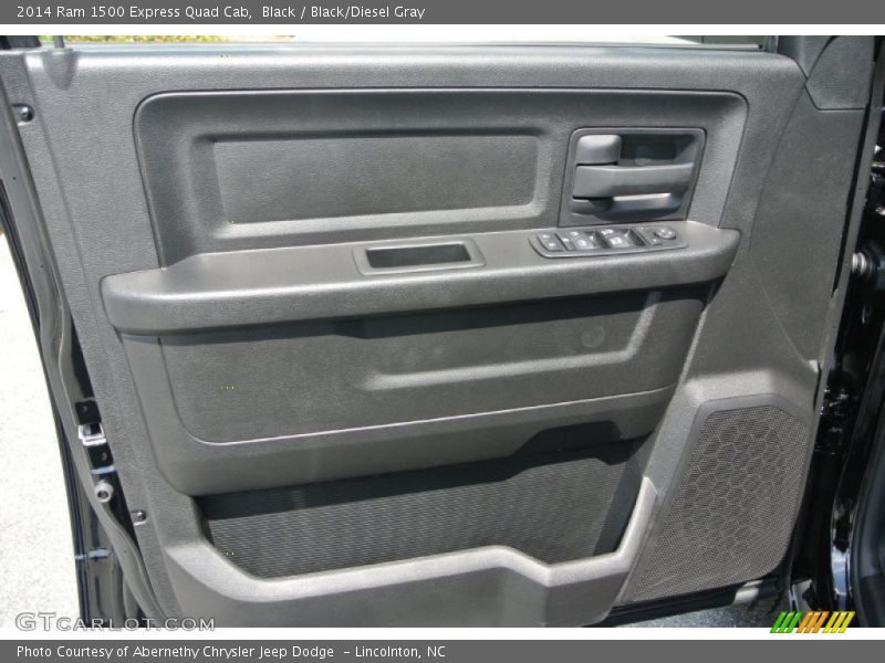 Black / Black/Diesel Gray 2014 Ram 1500 Express Quad Cab