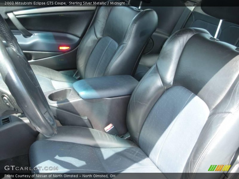 Sterling Silver Metallic / Midnight 2003 Mitsubishi Eclipse GTS Coupe
