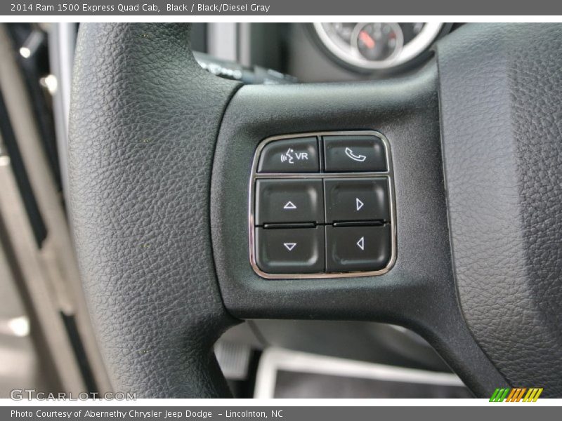 Black / Black/Diesel Gray 2014 Ram 1500 Express Quad Cab