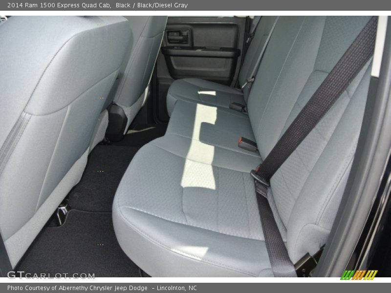 Black / Black/Diesel Gray 2014 Ram 1500 Express Quad Cab