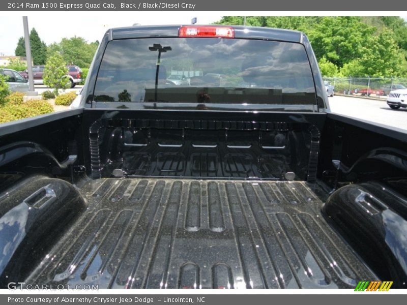 Black / Black/Diesel Gray 2014 Ram 1500 Express Quad Cab