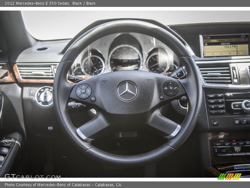 Black / Black 2012 Mercedes-Benz E 350 Sedan