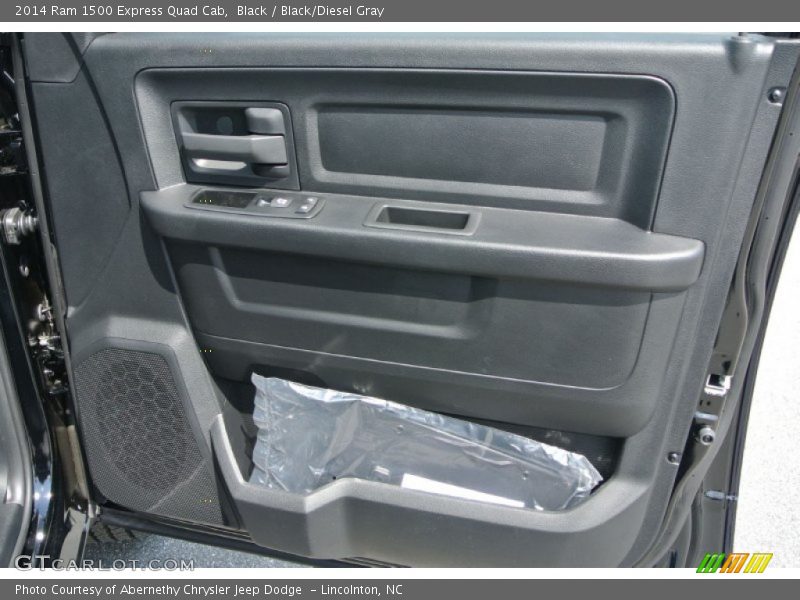 Black / Black/Diesel Gray 2014 Ram 1500 Express Quad Cab