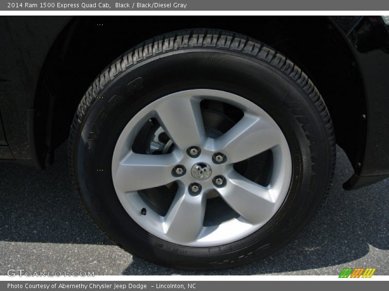Black / Black/Diesel Gray 2014 Ram 1500 Express Quad Cab