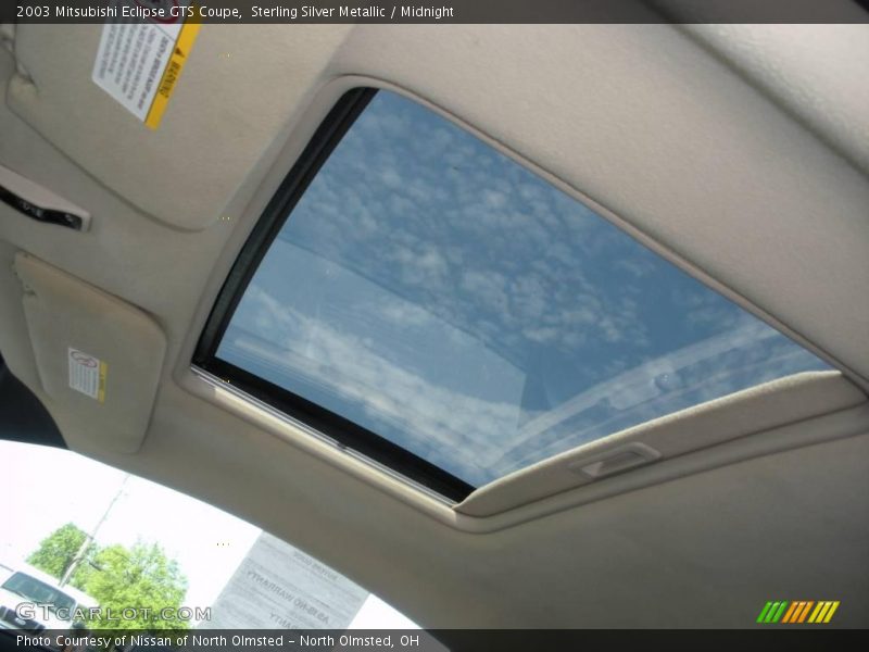 Sterling Silver Metallic / Midnight 2003 Mitsubishi Eclipse GTS Coupe