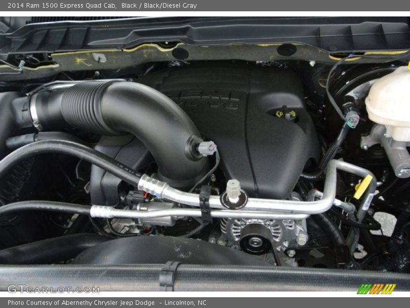 Black / Black/Diesel Gray 2014 Ram 1500 Express Quad Cab
