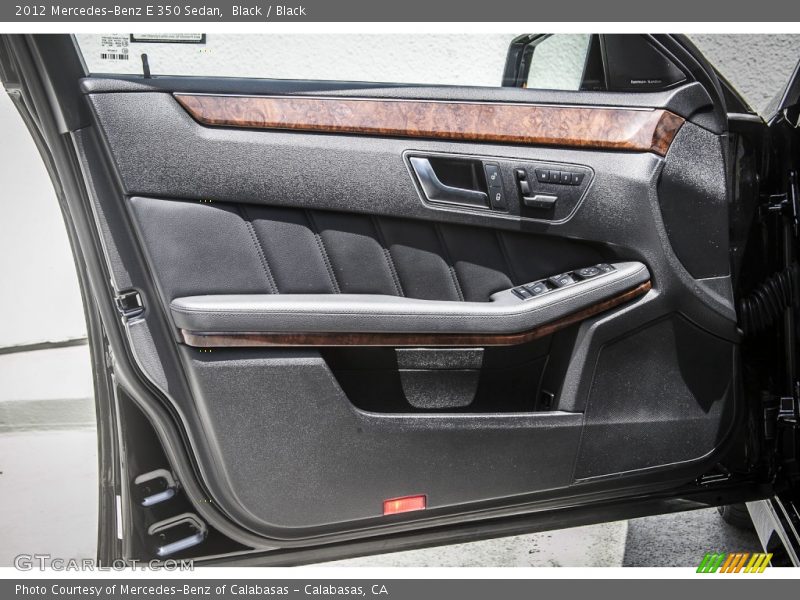 Black / Black 2012 Mercedes-Benz E 350 Sedan