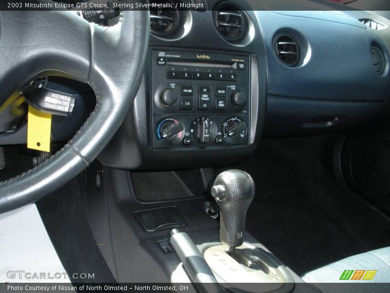 Sterling Silver Metallic / Midnight 2003 Mitsubishi Eclipse GTS Coupe