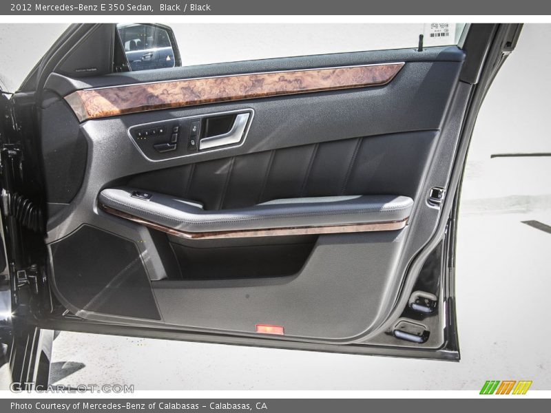 Black / Black 2012 Mercedes-Benz E 350 Sedan