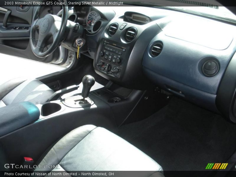 Sterling Silver Metallic / Midnight 2003 Mitsubishi Eclipse GTS Coupe