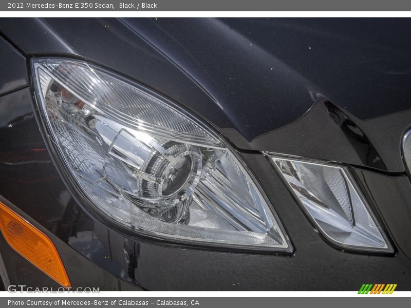 Black / Black 2012 Mercedes-Benz E 350 Sedan