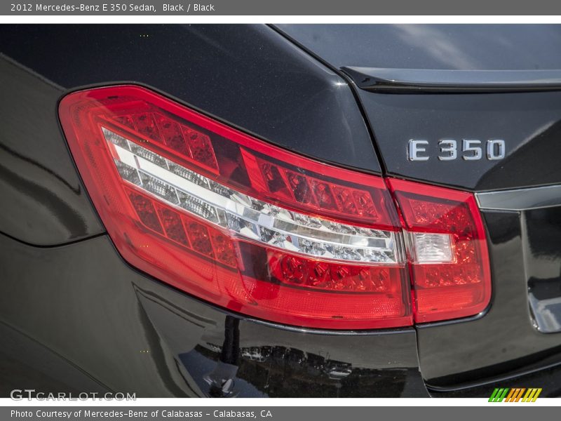 Black / Black 2012 Mercedes-Benz E 350 Sedan