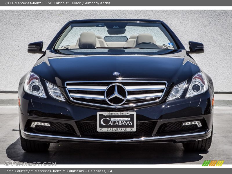 Black / Almond/Mocha 2011 Mercedes-Benz E 350 Cabriolet