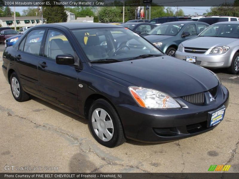 Thunder Gray Metallic / Gray 2004 Mitsubishi Lancer ES