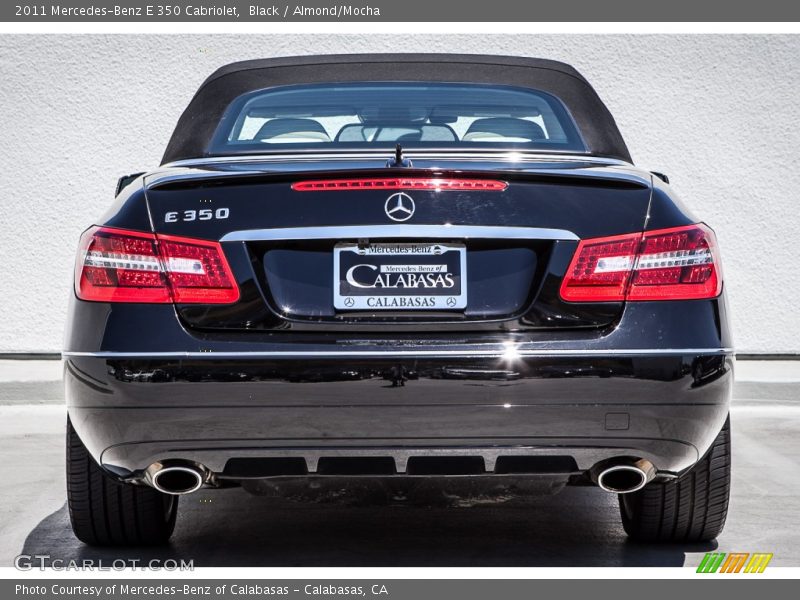 Black / Almond/Mocha 2011 Mercedes-Benz E 350 Cabriolet