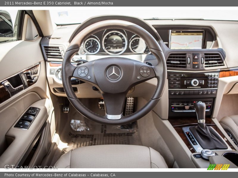 Black / Almond/Mocha 2011 Mercedes-Benz E 350 Cabriolet
