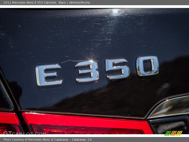 Black / Almond/Mocha 2011 Mercedes-Benz E 350 Cabriolet
