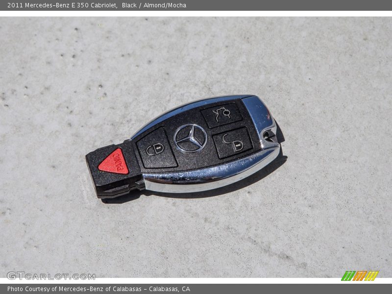 Black / Almond/Mocha 2011 Mercedes-Benz E 350 Cabriolet
