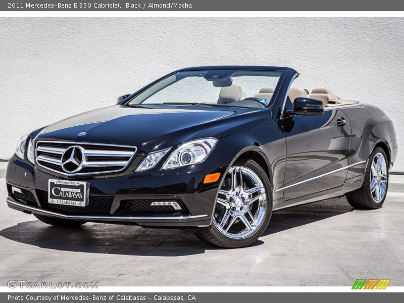 Black / Almond/Mocha 2011 Mercedes-Benz E 350 Cabriolet