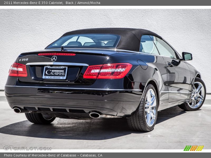 Black / Almond/Mocha 2011 Mercedes-Benz E 350 Cabriolet