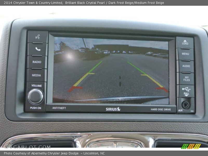 Brilliant Black Crystal Pearl / Dark Frost Beige/Medium Frost Beige 2014 Chrysler Town & Country Limited