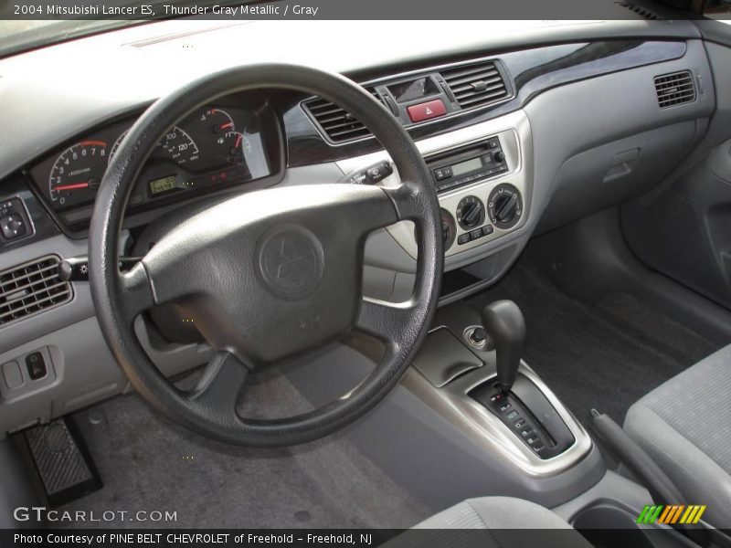 Thunder Gray Metallic / Gray 2004 Mitsubishi Lancer ES