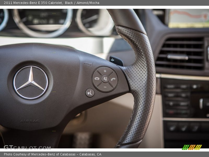 Black / Almond/Mocha 2011 Mercedes-Benz E 350 Cabriolet