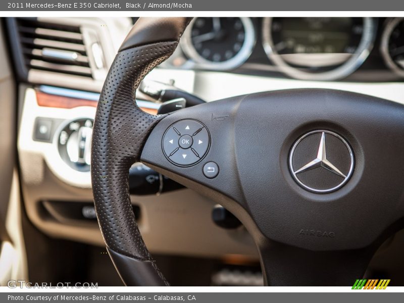 Black / Almond/Mocha 2011 Mercedes-Benz E 350 Cabriolet