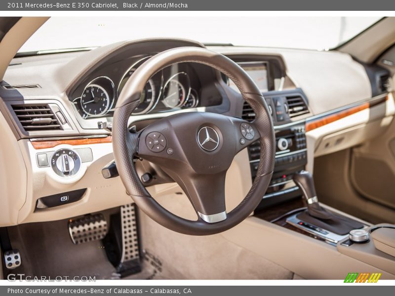 Black / Almond/Mocha 2011 Mercedes-Benz E 350 Cabriolet